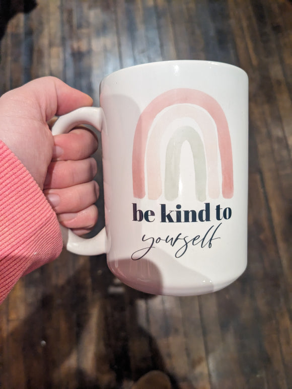 Be Kind to Yourself Graphic Mug