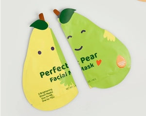 Perfect Pear - 2 pack of Face Masks