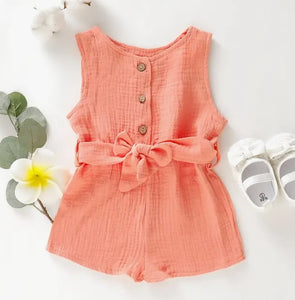 Baby Girl Pink Button Bodysuit