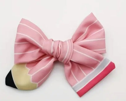 Pink Pencil Hair Clip