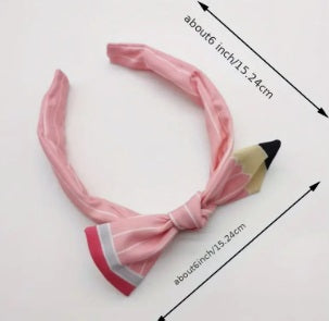 Pink Pencil Headband