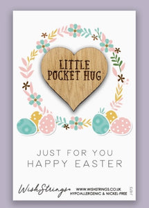 "Happy Easter" Pocket Hug - Wish Strings
