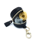 Black Diaper Bag Charm Pod Keychain