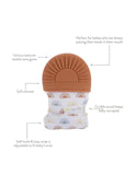 Itzy Mitt™ Silicone Teething Mitts - Sun