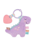 Itzy Pal™ Plush + Teether - Purple Dino