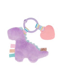 Itzy Pal™ Plush + Teether - Purple Dino