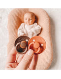 Itzy Soother™ Natural Rubber Paci Set - Chocolate + Caramel