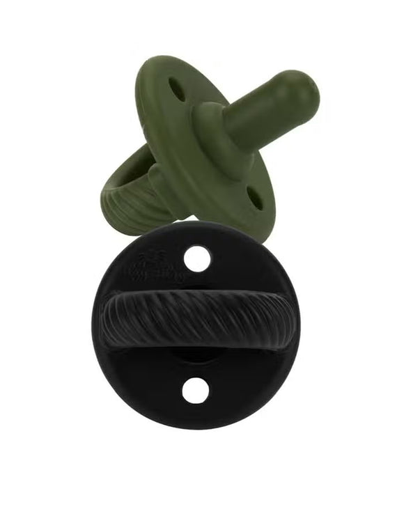 Sweetie Soother™ Pacifier Sets (2-pack) - Camo + Midnight Cables
