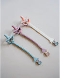 Sweetie Strap™ Silicone One-Piece Pacifier Clips - Toast