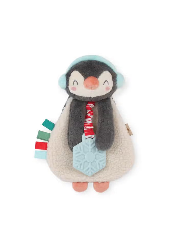 Holiday Itzy Lovey™ Plush + Teether Toy - Penguin