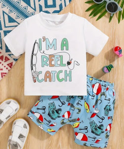 Baby Boy "Reel Catch" 2 PC Set