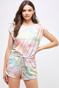 Tie Dye Cloud Romper