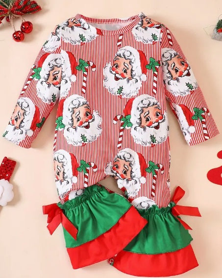 Baby Girl Santa Claus Jumpsuit