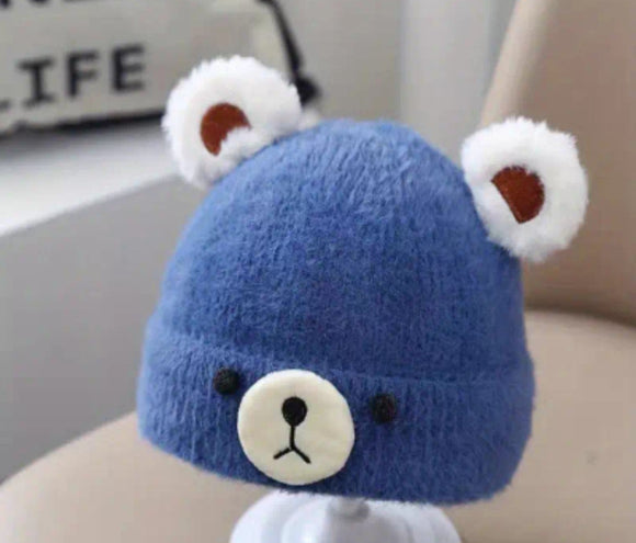 Baby Bear Blue Hat