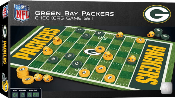 Green Bay Packers NFL Checkers