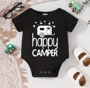 "Happy Camper" Baby Onesie