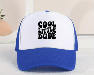 "Cool Little Dude" Baseball Cap - Blue