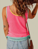 Pastel Waffle Tank Top