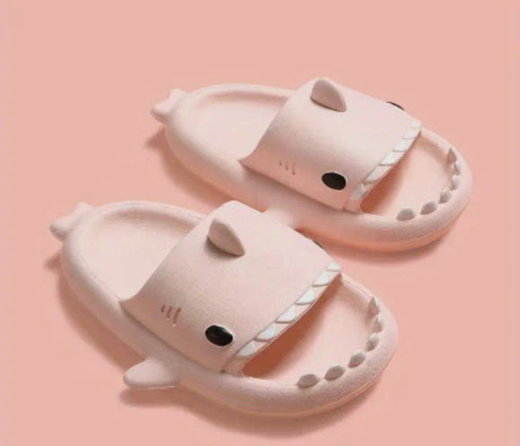 Youth Shark Sandals - Pink
