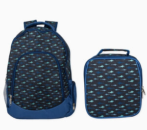 Shark Backpack & Lunchbag Set