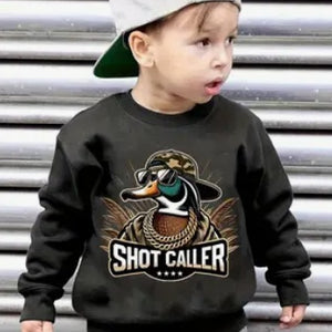 Boy's "Shot Caller" Duck Hunting Crewneck