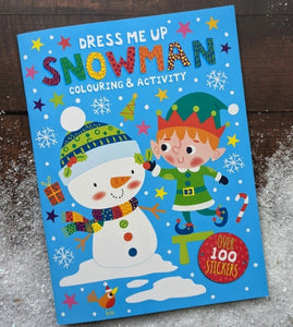 Dress Me Up Coloring & Activity Book - Snowman