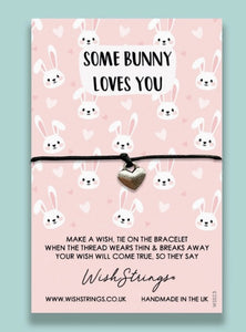 "Some Bunny Loves You" Bracelet - Wish Strings
