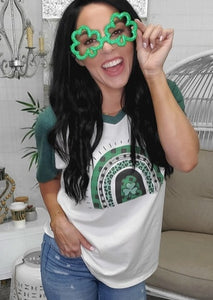 "St. Patty's Day" Rainbow Graphic Tee