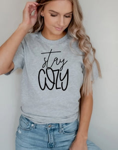 "Stay Cozy" Graphic Tee