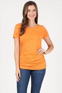 Vintage Crew Tee - Tangerine