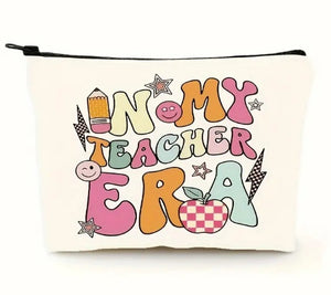 "In My Teacher Era" Cosmetic Bag