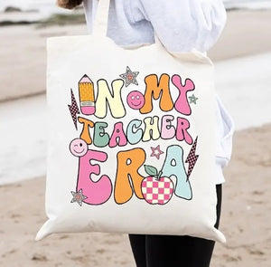 "In My Teacher Era" Tote Bag