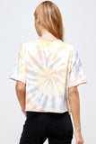 Sunburst Tie Dye Crop Tee