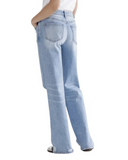 Mica MDP-W3198 High-Rise Wide Leg Jeans - Light Blue