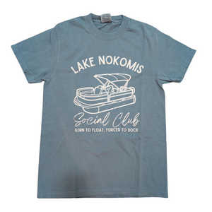 Lake Nokomis Social Club - Graphic T-Shirt - Blue