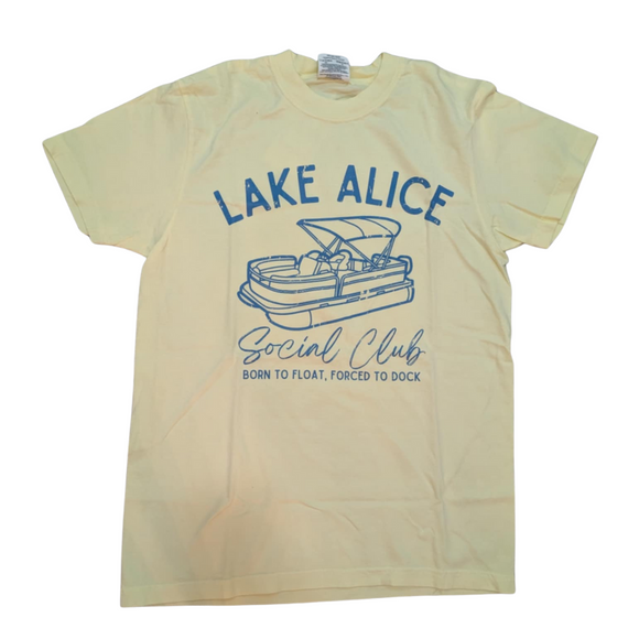 Lake Alice Social Club - Graphic T-Shirt - Yellow