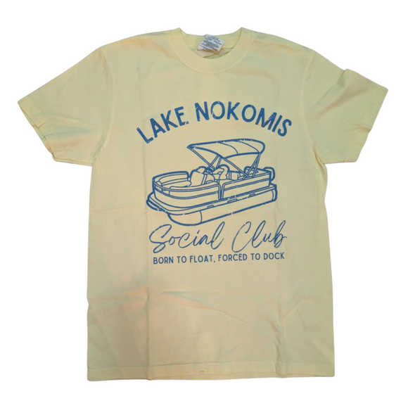 Lake Nokomis Social Club - Graphic T-Shirt - Yellow
