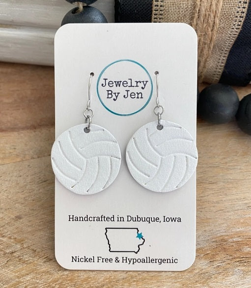 Volleyball Dangle Earrings