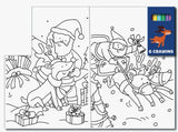 Wipe Clean Christmas Coloring Book - Reindeer