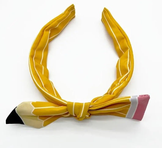 Yellow Pencil Headband