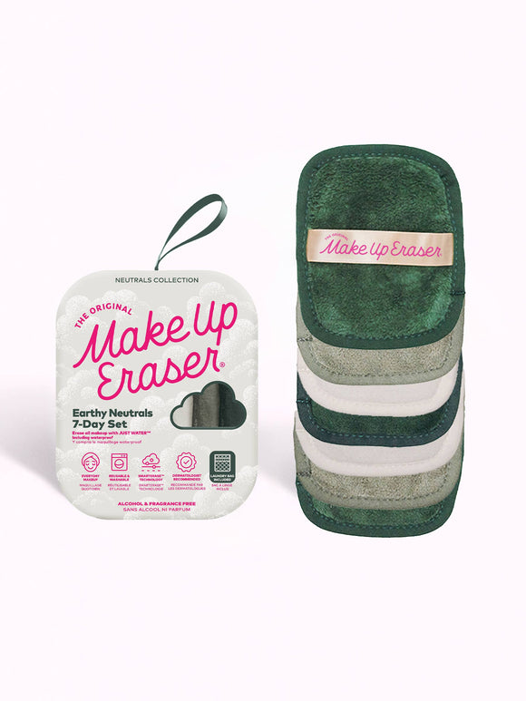 Earthy Greens 7-Day MakeUp Eraser Set
