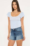 KanCan High Rise Dark Denim Shorts - KC9212D