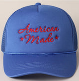 "American Made" Embroidery Mesh Back Trucker Hat