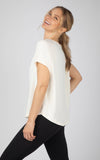 Women's Super Soft Short Sleeve T shirt 2 PACK: Canal Blue/Pristine