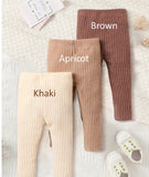 Baby Girl Ribbed Leggings