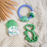 Itzy Mitt™ Silicone Teething Mitts: Bunny