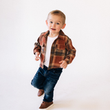 YOUTH Lightweight Rust Flannel