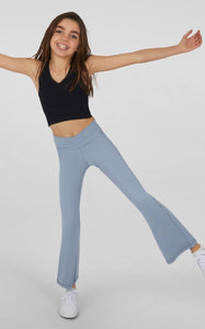 Girls Crossover V-Back Flared Leg Pants