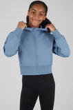 Girls Scuba Full Zip Everyday Hoodie Jacket - Coronet Blue