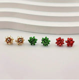 Christmas Bow Earrings